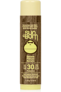 2023 Sun Bum Original 30 SPF Sunscreen CocoBalm Lip Balm 4.25g SB338796 - Banana